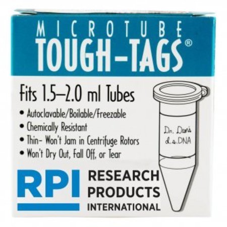DIVERSIFIED BIOTECH Tough-Tags, 1.5-2.0ml, Clear, 1000/pk, 1000PK 247102